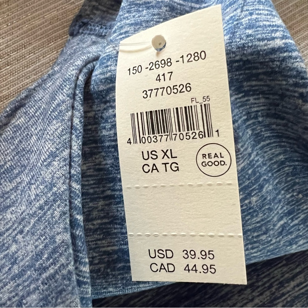 OFFLINE By Aerie The Hugger v Neck Sports Bra Ladies size xl Blue - Picture 4 of 6